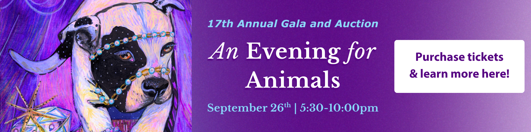 Purchase tickets for An Evening for Animals